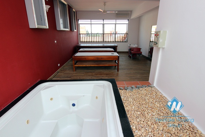 Modern and contemporary styled, swimming pool house for rent in Tay Ho